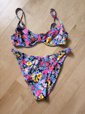 Floral two-piece bikini - Koana Swim